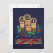 メリークリスマス – アドベントリース! シーズンポストカード (正面/裏面)