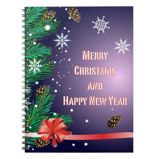 メリークリスマス!アメリカスタイル ノートブック (正面)