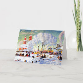 メリークリスマス.アートロシアのクリスマスカード シーズンカード
