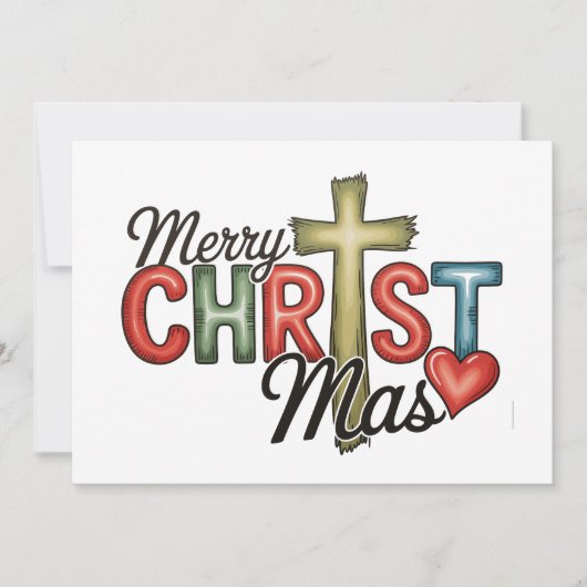 メリークリスマス イエスキリスト マス クロス クリスマス (正面)