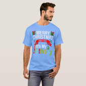 メリークリスマス＆イエス！私の誕生日 ヴィンテージ Tシャツ (正面フル)
