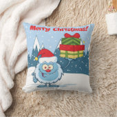 メリークリスマス・イエティ クッション (ブランケット)
