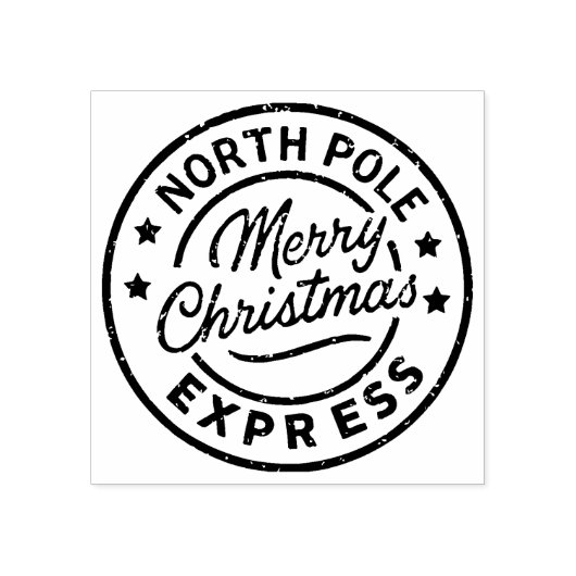 メリークリスマス インクスタンプ ラバースタンプ (インプリント)