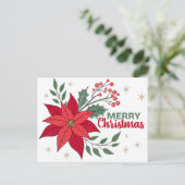 メリークリスマス インビテーションポストカード (スタンド正面)