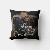 メリークリスマス　ウィムジカルスクリプト　カスタムフォト クッション (正面)