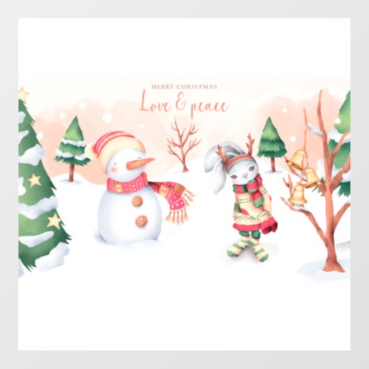 "メリークリスマス" ウィンドウサイン (シート)