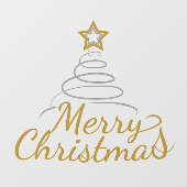 メリークリスマス ウィンドウサイン (シート)