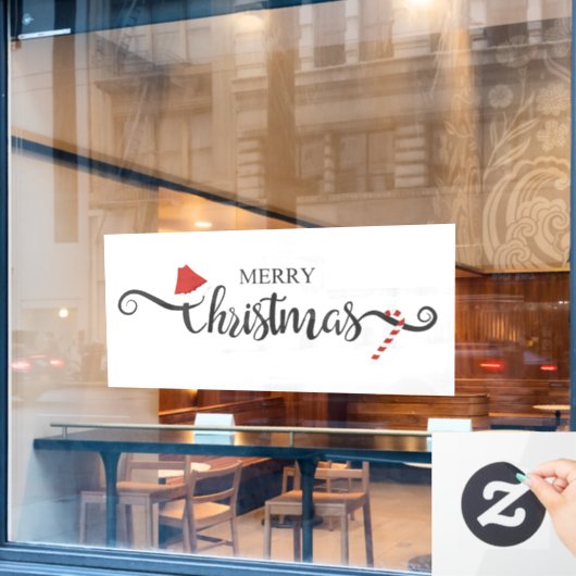 メリークリスマス ウィンドウサイン (カフェ窓)