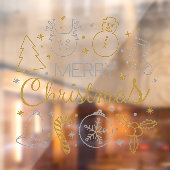 メリークリスマス ウィンドウサイン (シート2)