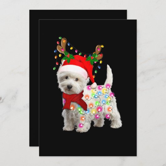 メリークリスマス ウェスティドッグ リンデア コスプレ シーズンカード (正面/裏面)