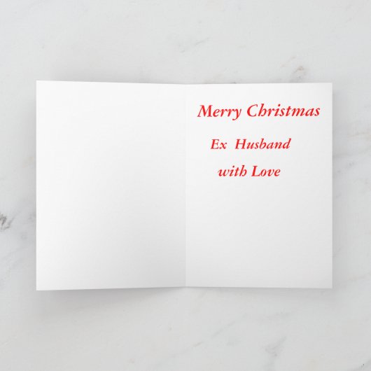 「メリークリスマス·エクス·ハウンド」 シーズンカード (内部)