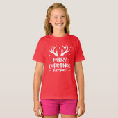 メリークリスマス エブリワン Tシャツ (正面フル)