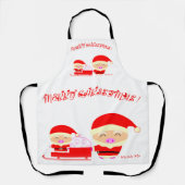 メリークリスマス エプロン (正面)