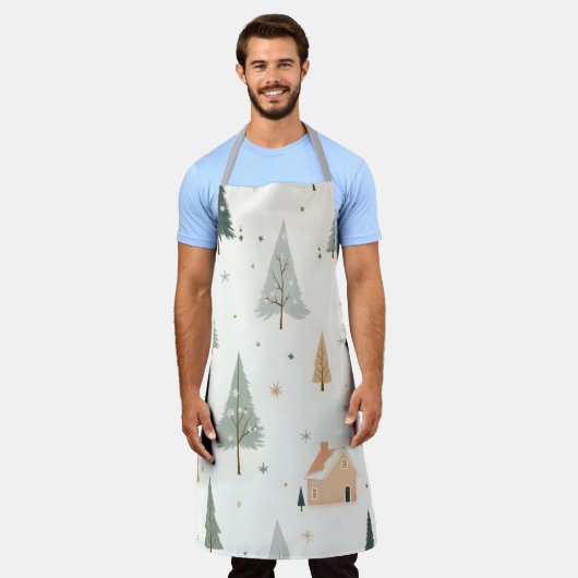 メリークリスマス! エプロン (着用した状態)