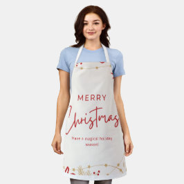 メリークリスマス エプロン
