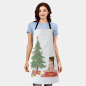 メリークリスマス! エプロン (着用した状態)