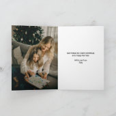 メリークリスマス エルフ 写真入りカード シーズンカード (内部)