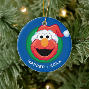 メリークリスマス エルモ セラミックオーナメント