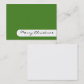メリークリスマス – エレガントストライプ製品 – 名刺 (正面/裏面)