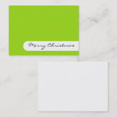 メリークリスマス – エレガントストライプ製品 – 名刺 (正面/裏面)