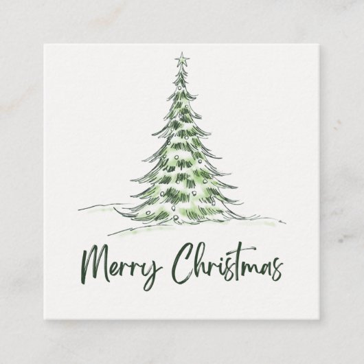 メリークリスマス エンクロージャーカード (正面)