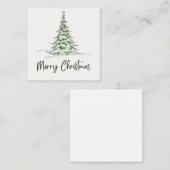 メリークリスマス エンクロージャーカード (正面/裏面)