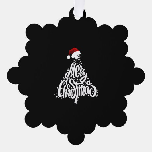 メリークリスマス オーナメントカード (正面)