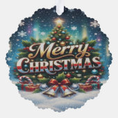 メリークリスマス オーナメントカード (裏面)
