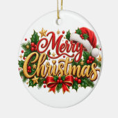 メリークリスマス オーナメント (左)