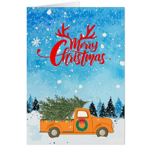 メリークリスマス!オールドファームトラッククリスマスツリー (正面)