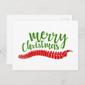 メリークリスマス |カイロプラクティックのクリスマスポストカード ポストカード (正面/裏面)