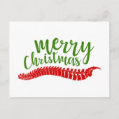 メリークリスマス |カイロプラクティックのクリスマスポストカード ポストカード (正面)
