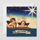 メリークリスマス.カスタマイズ可能なクリスマスカード シーズンカード (正面)