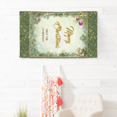 メリークリスマス（カスタマイズ可能） 横断幕 (インサイチュ)