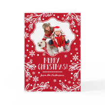 メリークリスマス.カスタムクリスマスフォトカード