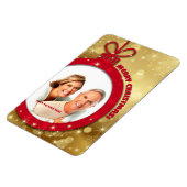 メリークリスマス.カスタムフォトギフト磁石 マグネット (左側)