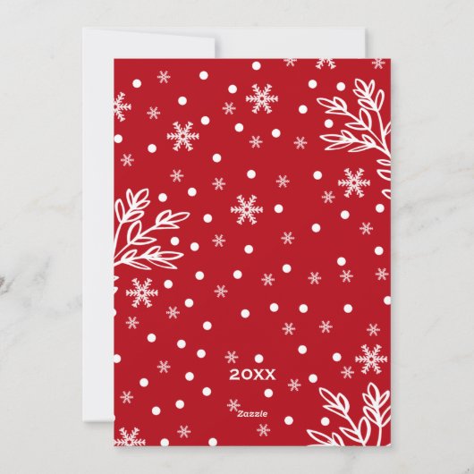 メリークリスマス.カスタムホリディフラットフォトカード シーズンカード (裏面)