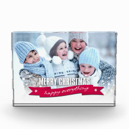 メリークリスマス.カスタム写真ギフト写真ブロック フォトブロック