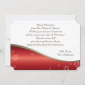 メリークリスマス.カスタム写真 シーズンカード (裏面)