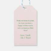 メリークリスマス!カップケーキ・クリスマスツリー ギフトタグ (裏面)