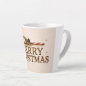 メリークリスマス カフェラテマグ (右アングル)