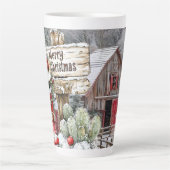 メリークリスマス カフェラテマグ (正面)