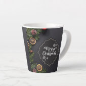 メリークリスマス カフェラテマグ (右アングル)