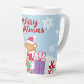 メリークリスマス カフェラテマグ (右アングル)