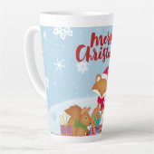 メリークリスマス カフェラテマグ (左アングル)
