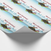 メリークリスマス! カメおよびかたつむり ラッピングペーパー (角)