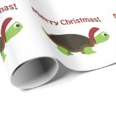 メリークリスマス！カメ ラッピングペーパー (ロールコーナー)