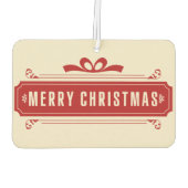 メリークリスマス カーエアーフレッシュナー (裏面)