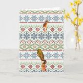 メリークリスマス！ カード (黄色い花)