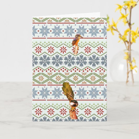 メリークリスマス！ カード (黄色い花)